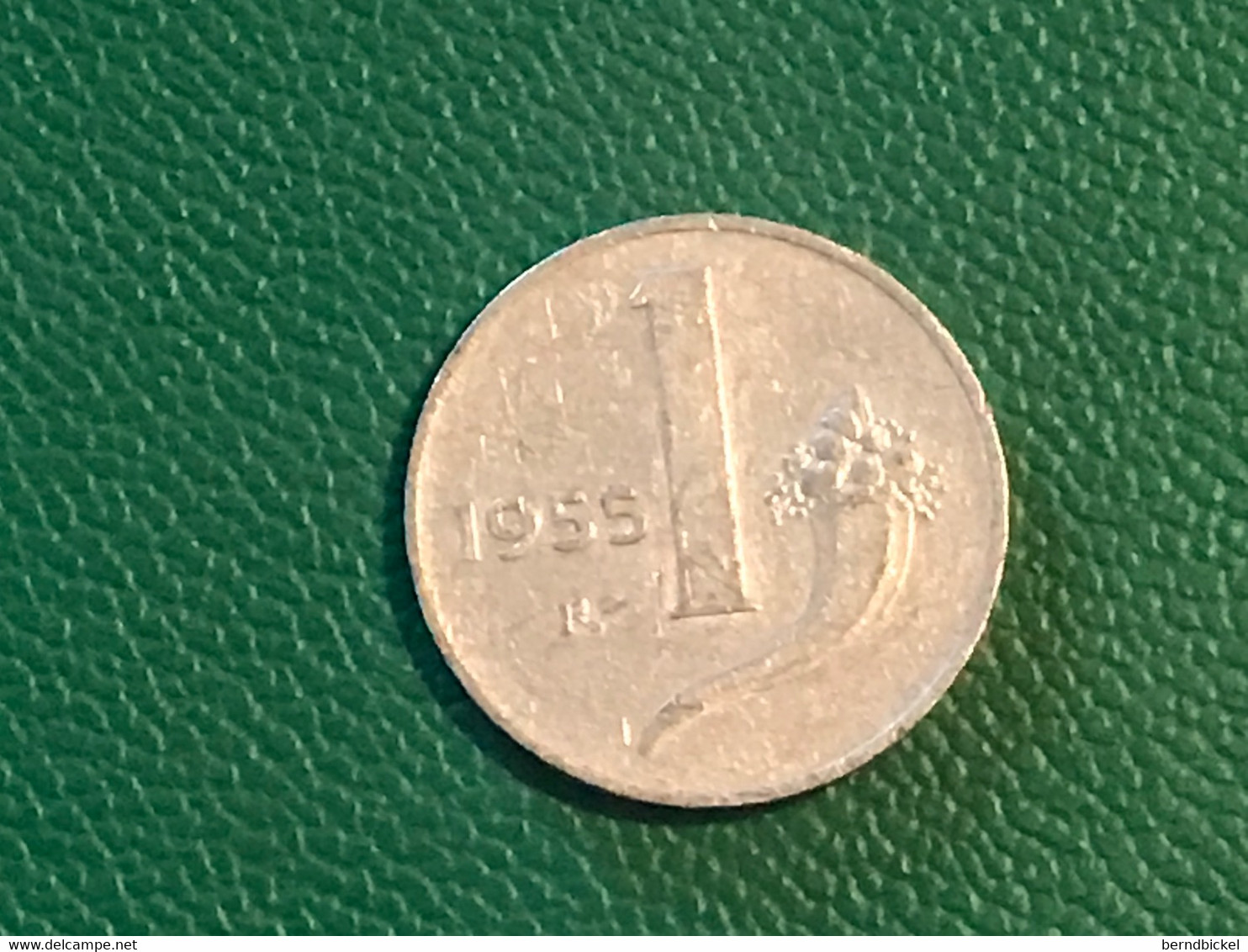 Münze Münzen Umlaufmünze Italien 1 Lira 1955 - 1 Lira