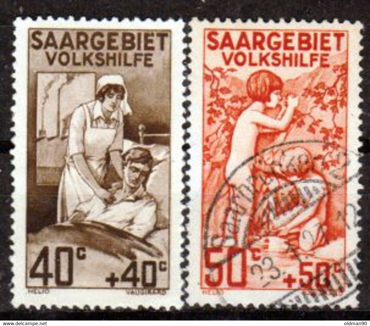 Sarre-92- Original Values Issued In 1926.(+/o) Hinged/Used - Quality In Your Opinion. - Other & Unclassified