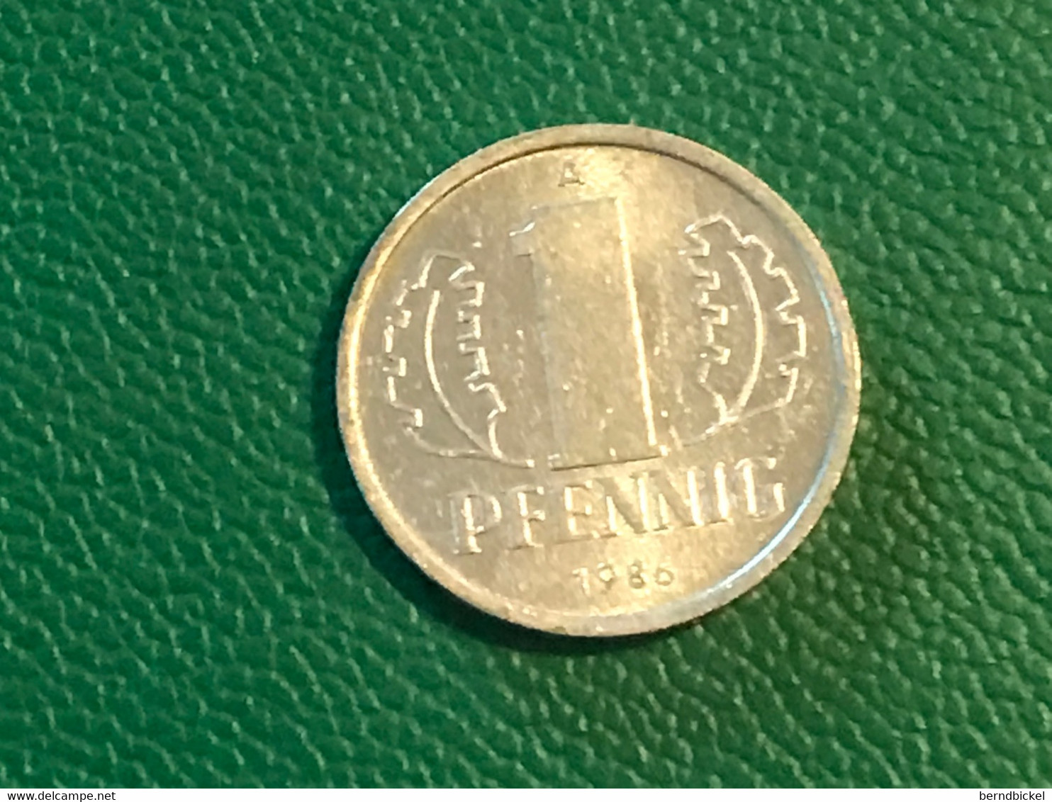 Münze Münzen Umlaufmünze Deutschland DDR 1 Pfennig 1986 - 1 Pfennig