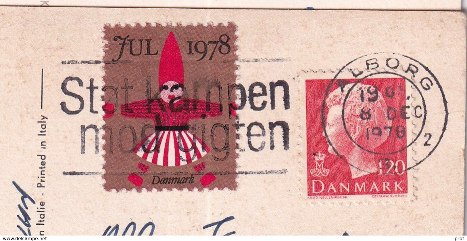 Danish Queen + ...1978 Stamps Of Danmark Over Postcard - Sonstige & Ohne Zuordnung