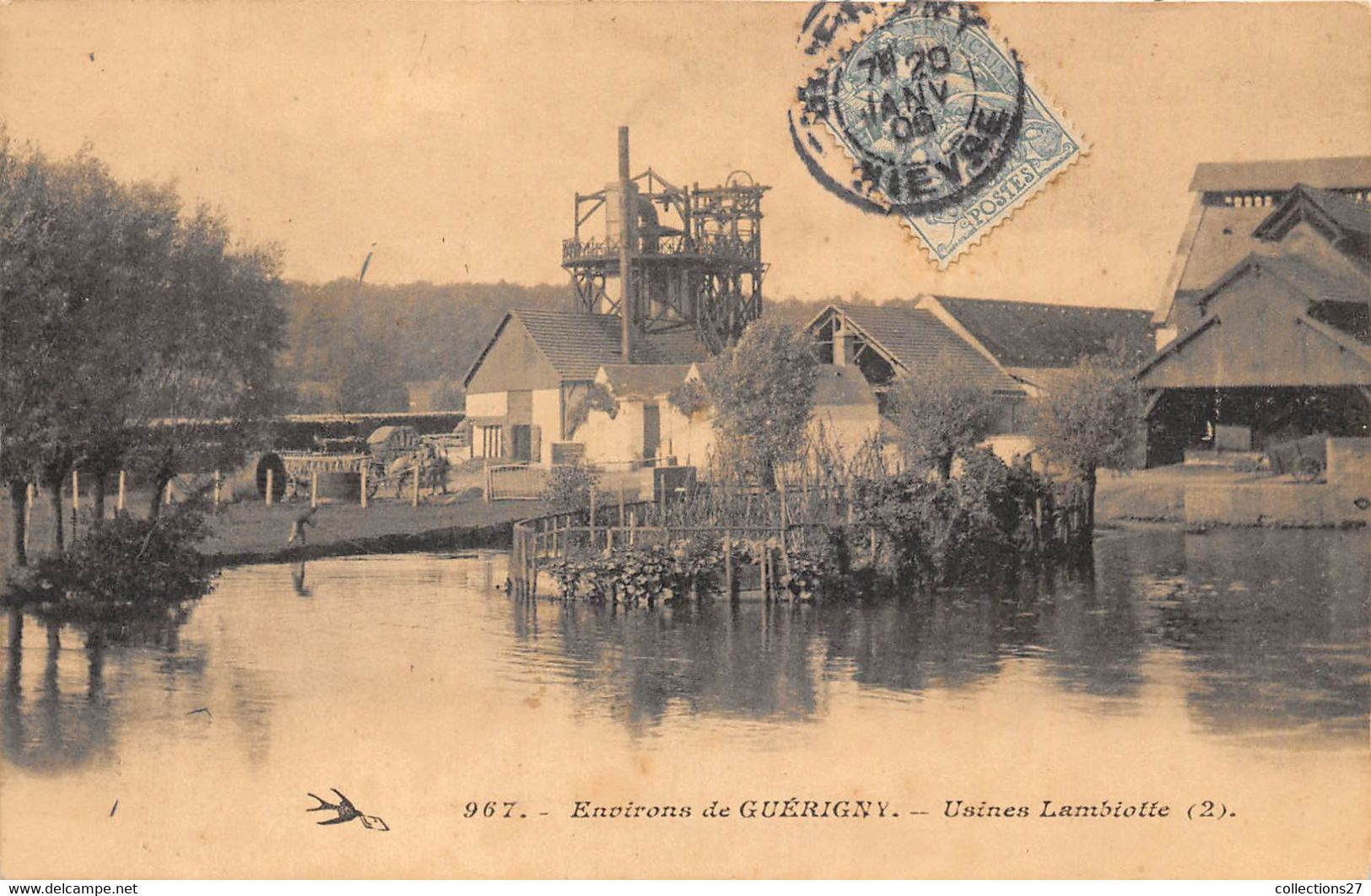 58-ENVIRONS DE GUERIGNY- USINES LAMBIOTTE - Guerigny