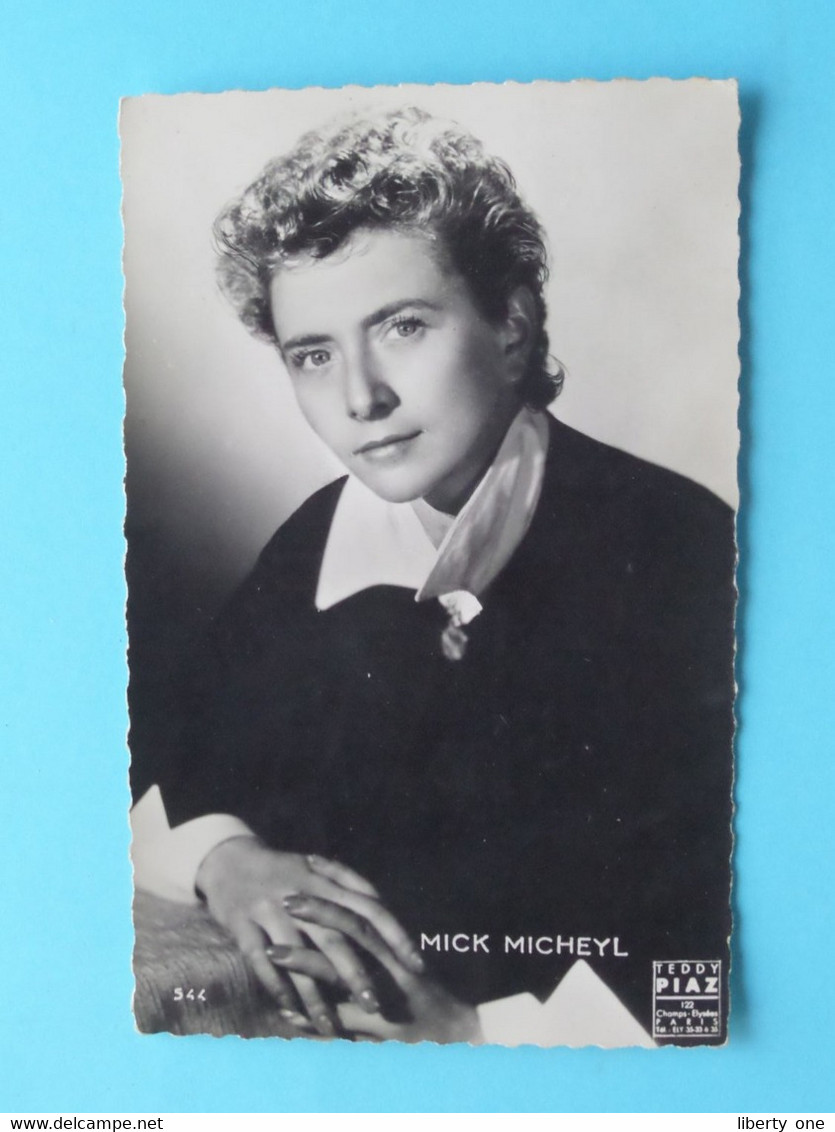 Mick MICHEYL ( Teddy Piaz - 544 - P.I. Paris) Anno 19?? ( Voir / See Scan ) ! - Cantanti E Musicisti