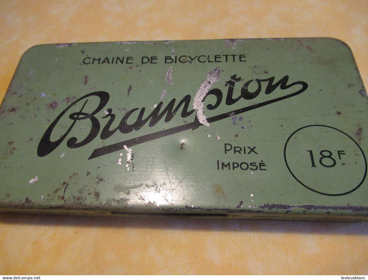 Boite Métallique Ancienne/Cyclisme/ Chaine De  Bicyclette/BRAMPTON/Fabriqué En France / Vers 1920-1950         BFPP235 - Cajas