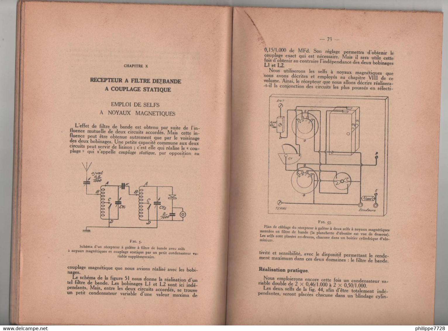 Les Postes à Galène   T.S.F.  1947 - Libri & Schemi