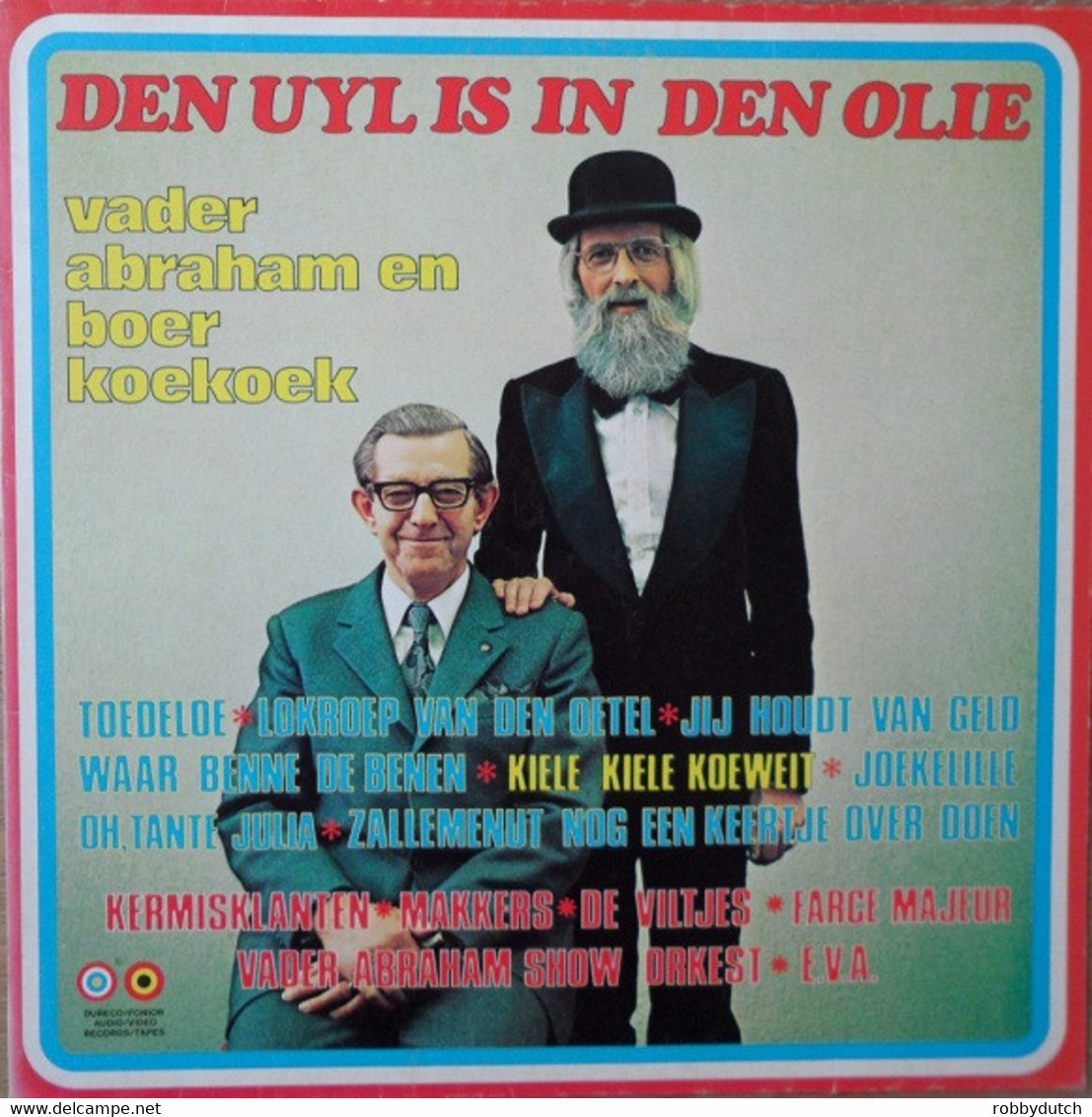 * LP *  VADER ABRAHAM, BOER KOEKOEK A.o. - DEN UYL IS IN DEN OLIE (Holland 1974) (Carnaval) - Autres - Musique Néerlandaise