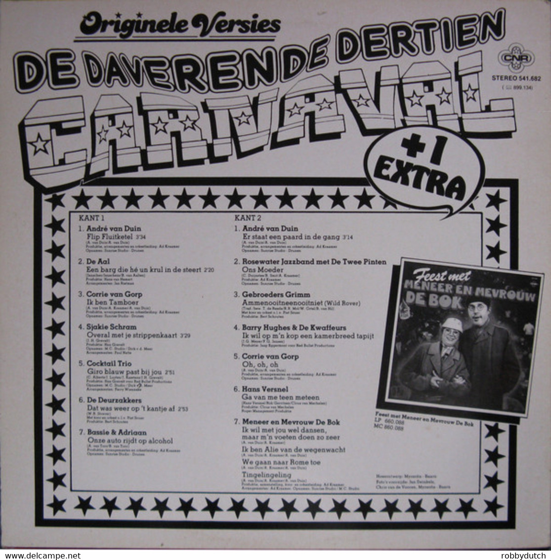 * LP * DAVERENDE DERTIEN CARNAVAL + 1 EXTRA (Holland 1981) - Autres - Musique Néerlandaise