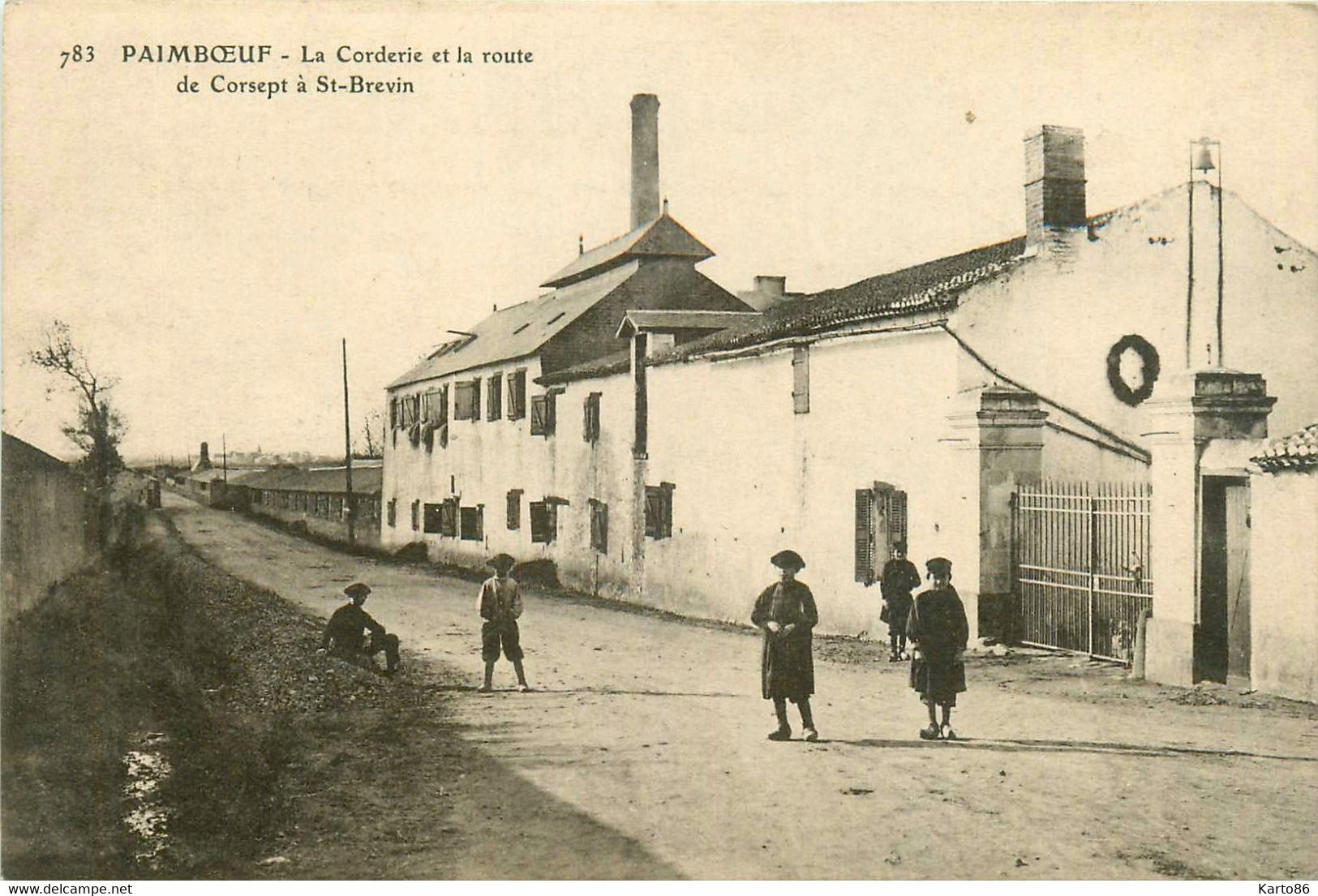 Paimboeuf * Route De Corsept à St Brévin Et La Corderie * Usine - Paimboeuf