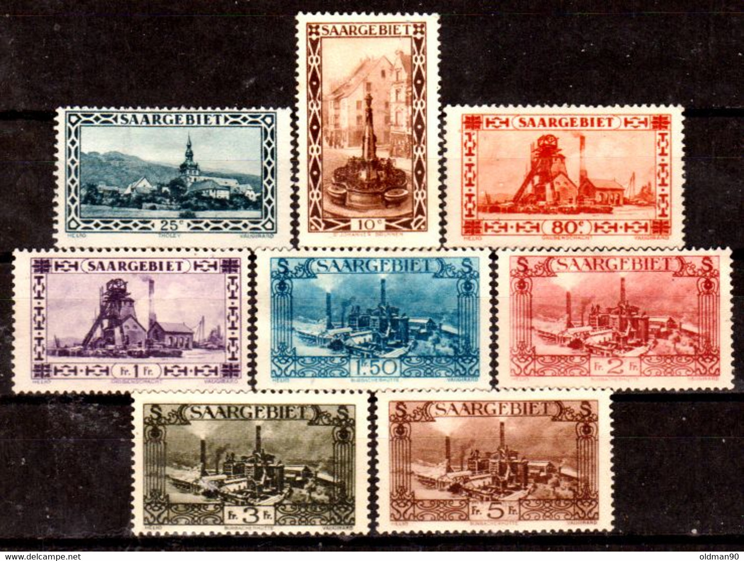 Sarre-95- Original Values Issued In 1926.(+/sg) Hinged/NG - Quality In Your Opinion. - Autres & Non Classés