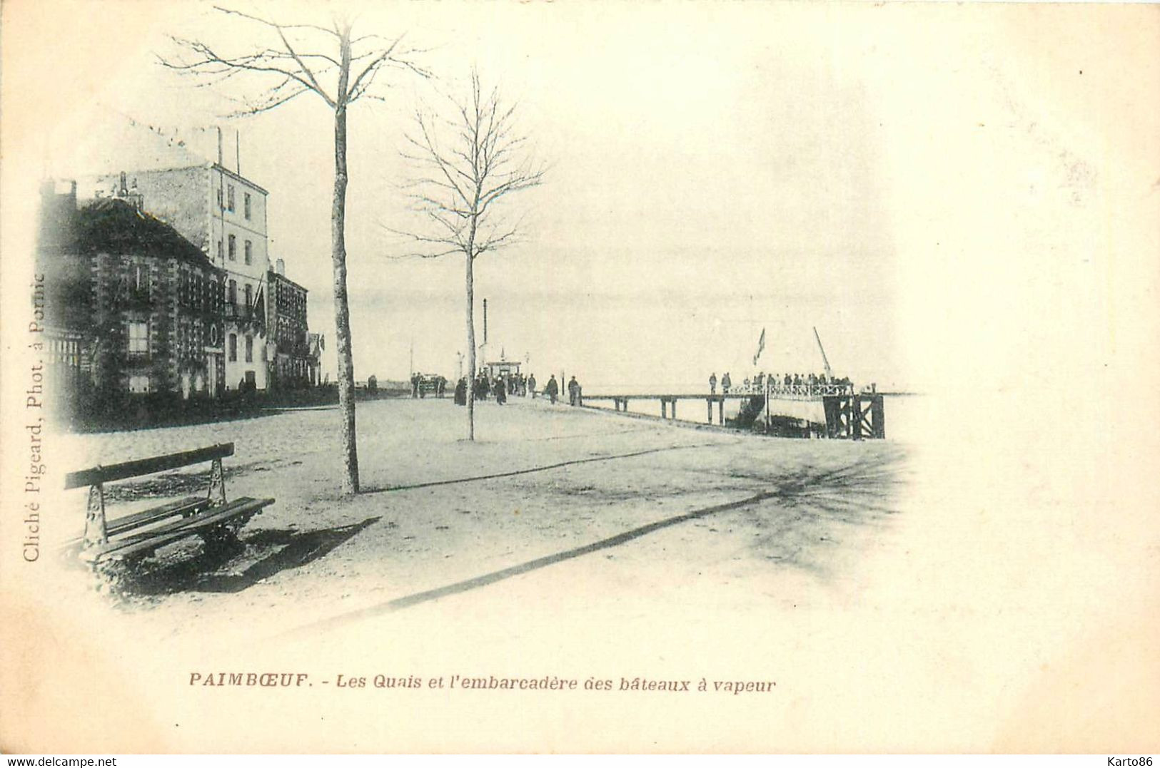 Paimboeuf * Les Quais Et L'embarcadère Des Bateaux à Vapeur - Paimboeuf