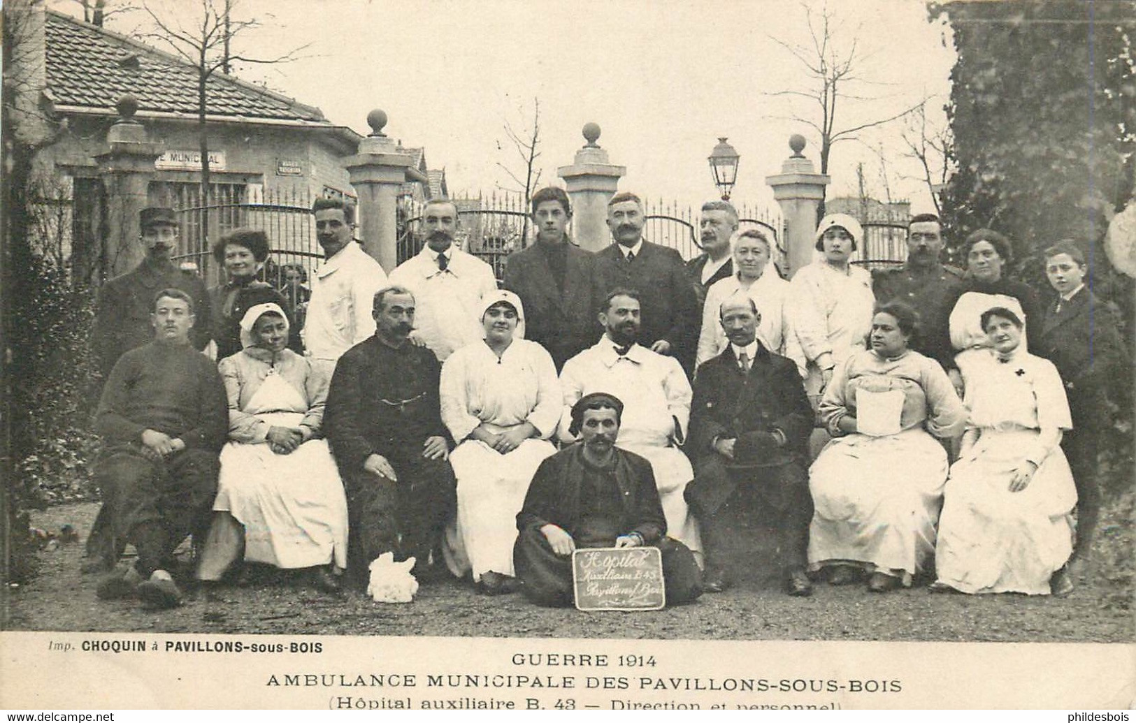 SEINE SAINT DENIS  PAVILLONS SOUS BOIS  Ambulance Municipale (guerre De 1914) - Les Pavillons Sous Bois