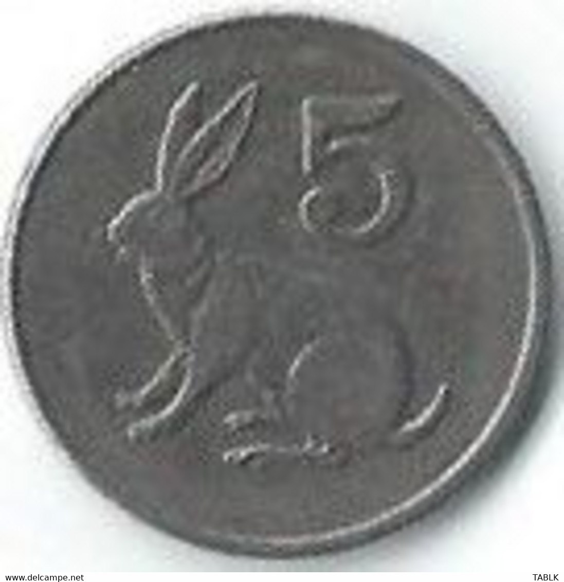 M823 - ZIMBABWE - 5 CENT 1988 - Simbabwe