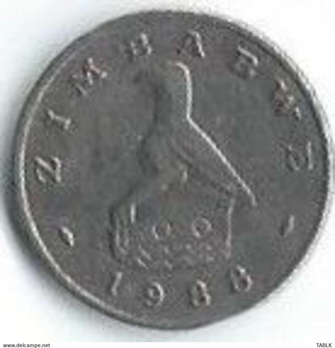 M823 - ZIMBABWE - 5 CENT 1988 - Zimbabwe