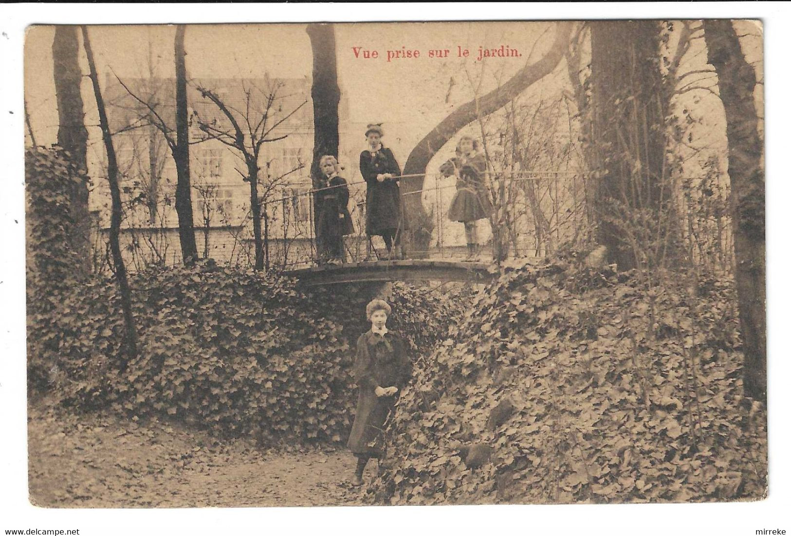 @n1@  -  BRUXELLES  -  Pensionnat De Notre-Dame Du Roule  -  Vue Prise Sur Le Jardin   -  Zie / Voir Scan - Woluwe-St-Lambert - St-Lambrechts-Woluwe