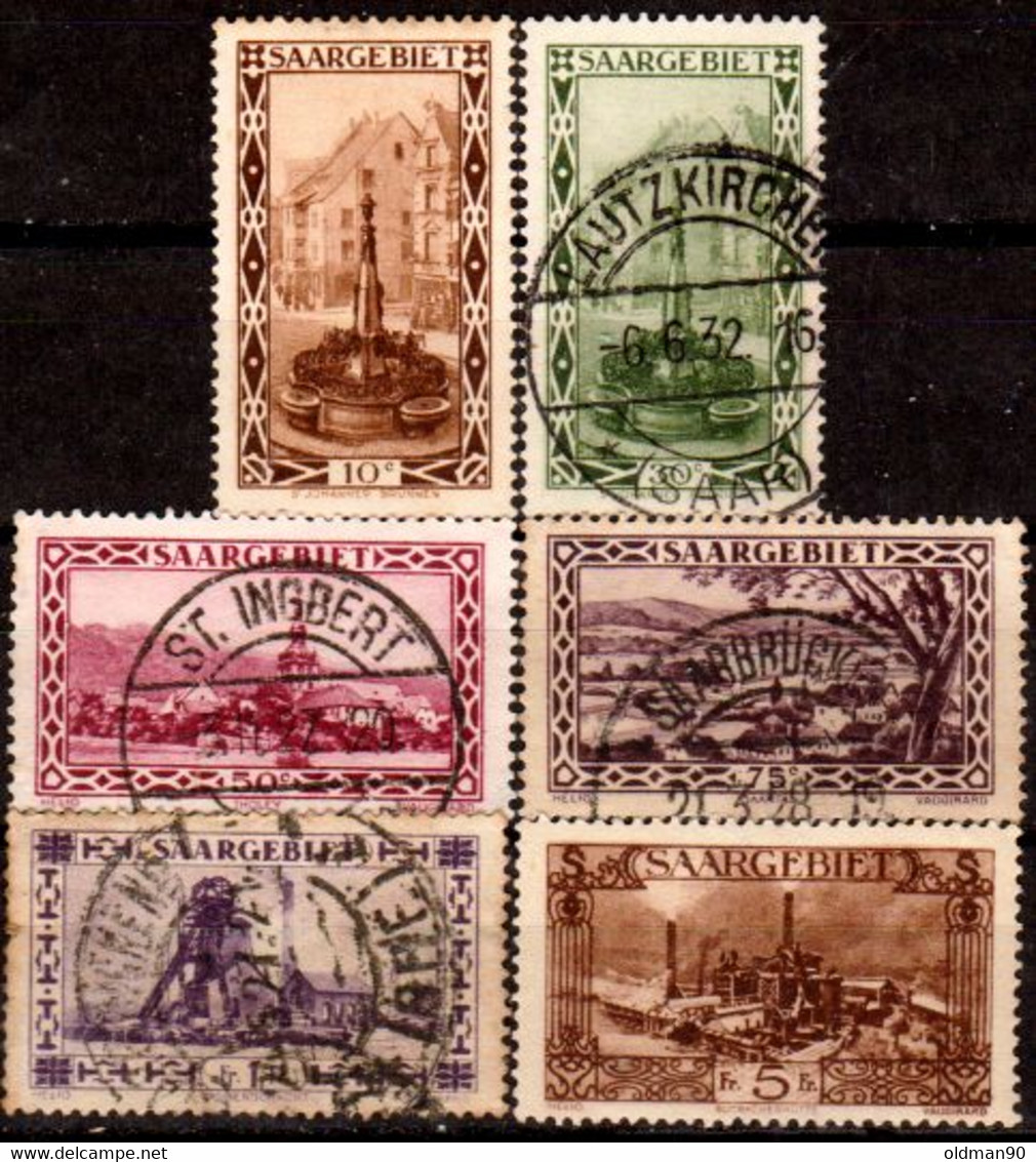 Sarre-97- Original Values Issued In 1926.(+/sg/o) Hinged/NG/Used - Quality In Your Opinion. - Other & Unclassified