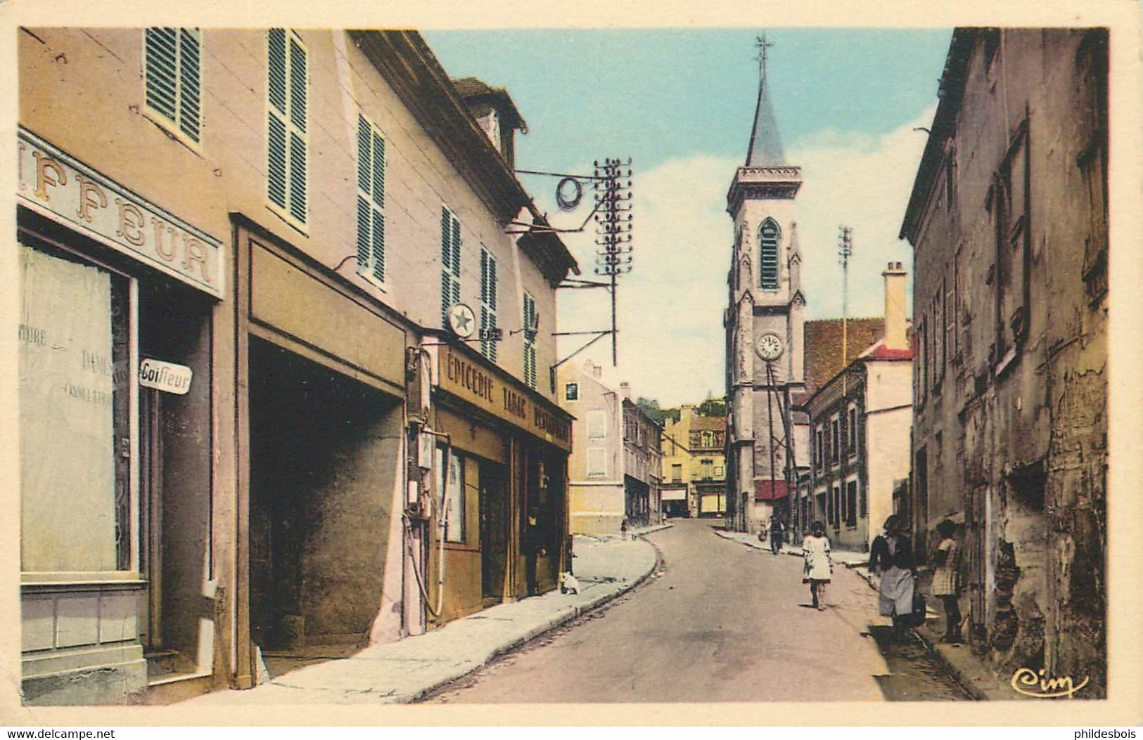 YVELINES  CHANTELOUP LES VIGNES  Grande Rue - Chanteloup Les Vignes