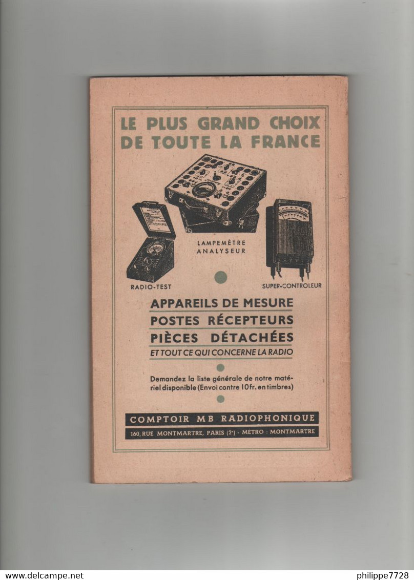 L' électricité Et La Radio 1947 - Libros Y Esbozos