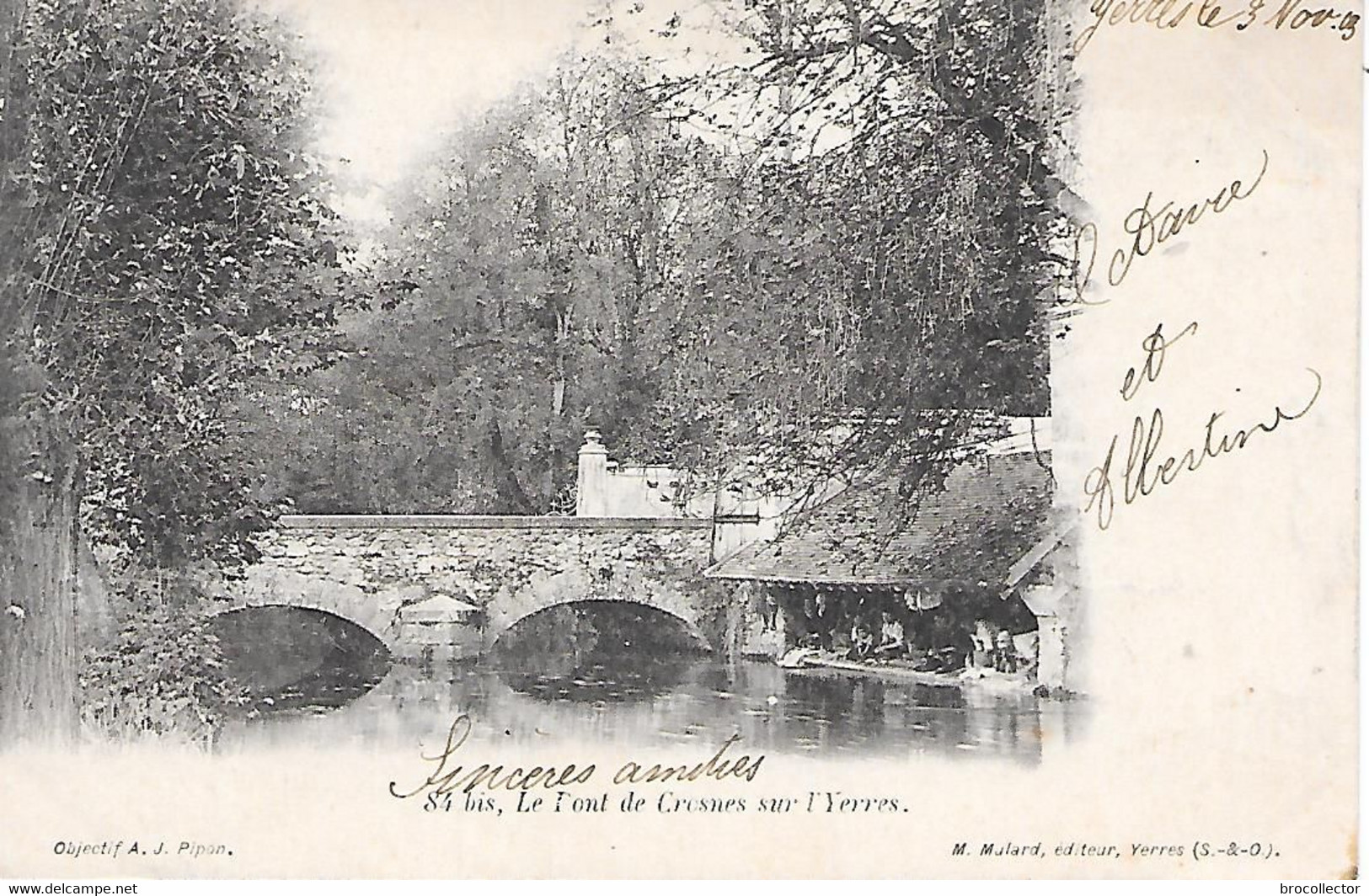 CROSNES  ( 91 ) - Le Pont Sur L' Yerre - Crosnes (Crosne)