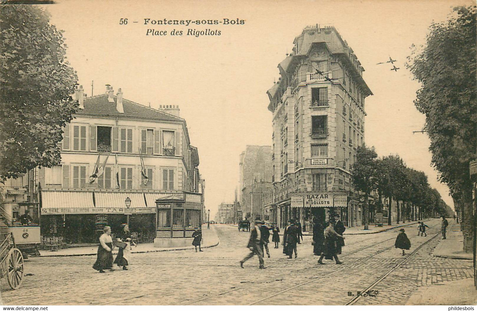 VAL DE MARNE  FONTENAY SOUS BOIS  Place Des Rigolots - Fontenay Sous Bois