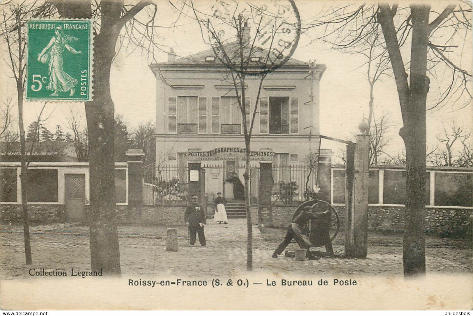 VAL D'OISE  ROISSY EN FRANCE  Le Bureau De Poste - Roissy En France