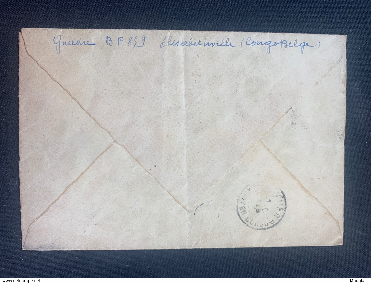 Lettre Colonies Par Avion De Elisabethville ( CONGO Belge) Vers Brazzaville 04/10/1930 Moyen Congo France - Cartas & Documentos