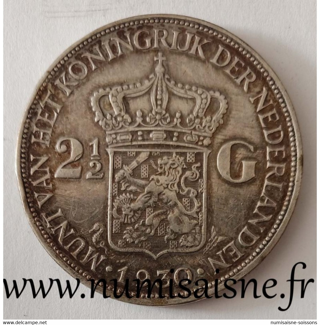 PAYS BAS - 2 1/2 GULDEN 1930 - TRES TRES BEAU - TTB - 2 1/2 Gulden