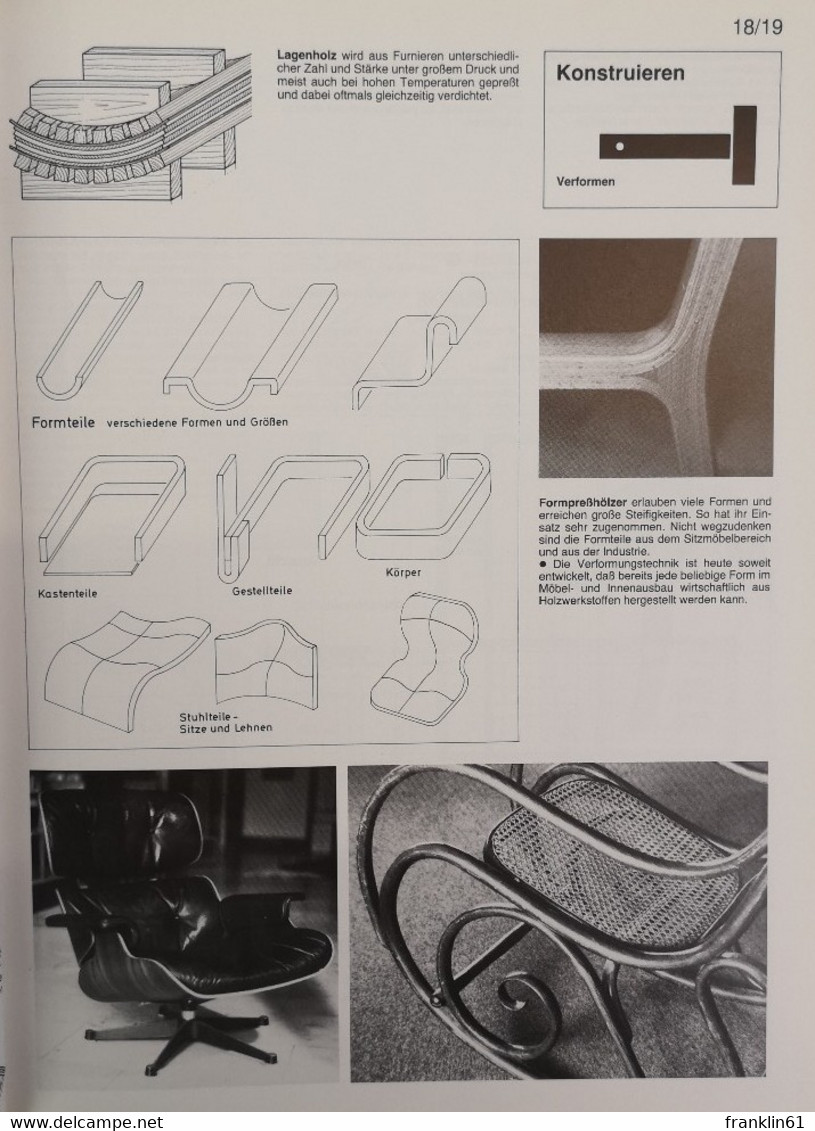 Möbel Und Innenausbau. Handbuch Der Holzkonstruktionen. - Bricolage