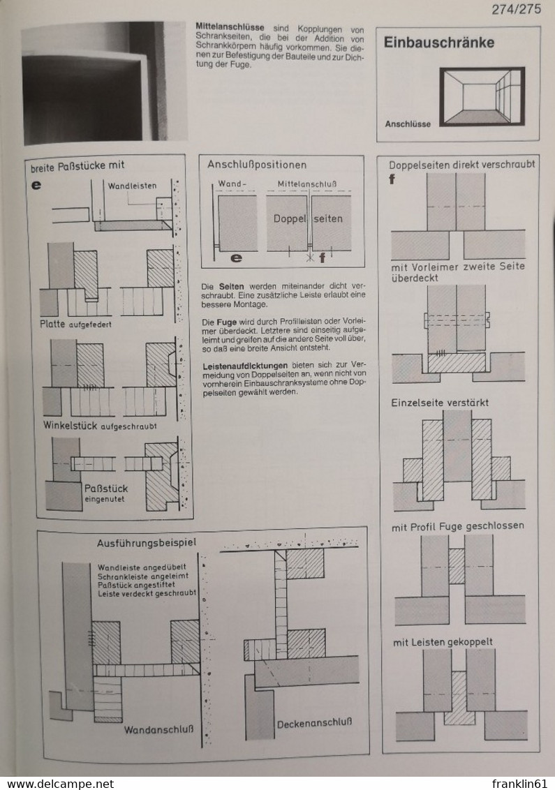 Möbel und Innenausbau. Handbuch der Holzkonstruktionen.