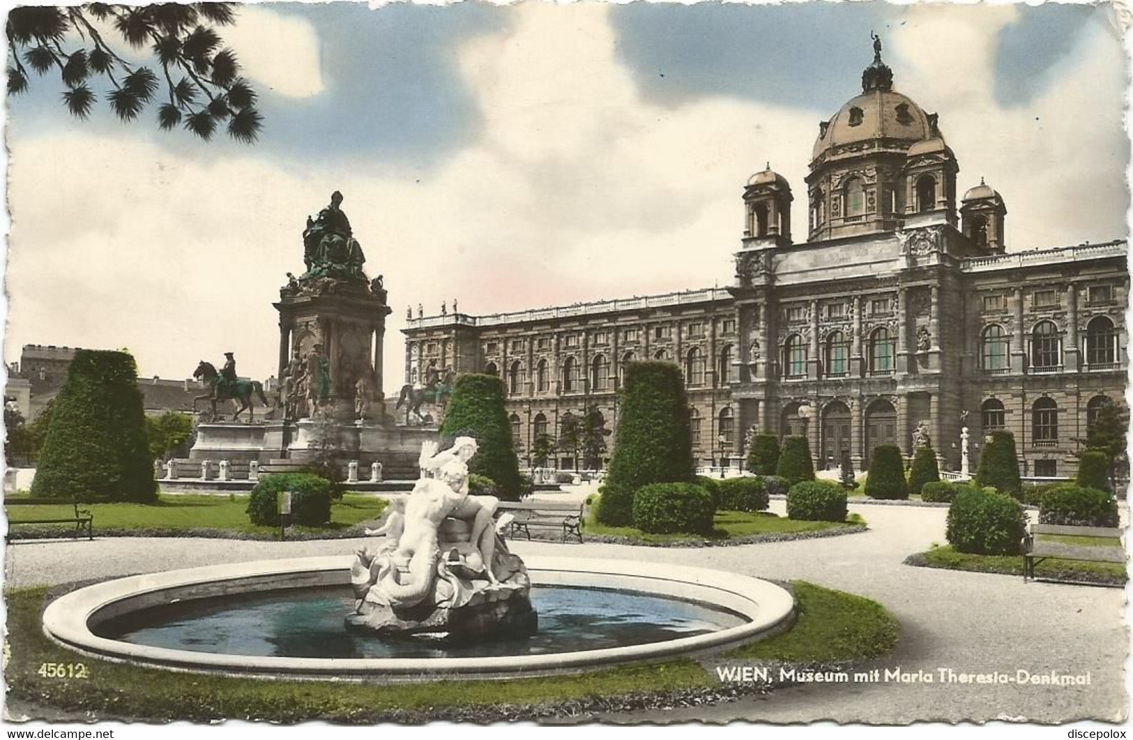 AC3179 Wien - Museum Mit Maria Theresia Denkmal / Viaggiata 1961 - Museos