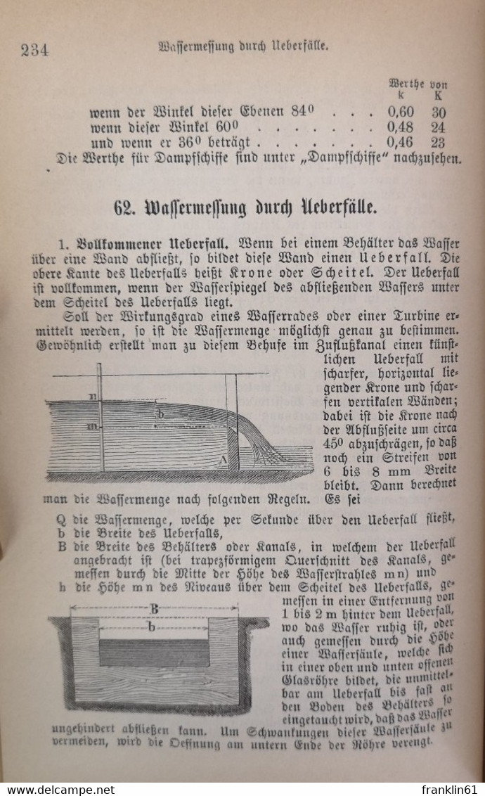 Bernoullis Vademecum des Mechanikers oder Praktisches Handbuch für Mechaniker,