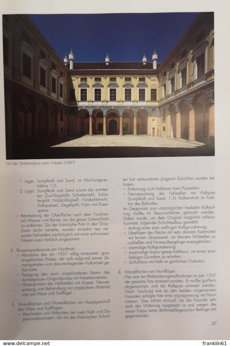 Der Italienische Bau. Materialien Und Untersuchungen Zur Stadtresidenz Landshut. - Architecture