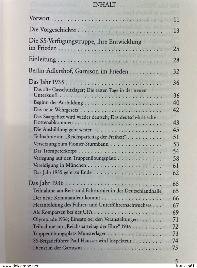 Wir Woll'n Das Wort Nicht Brechen : Die Waffen-SS 1935 - 1945. - 4. Neuzeit (1789-1914)