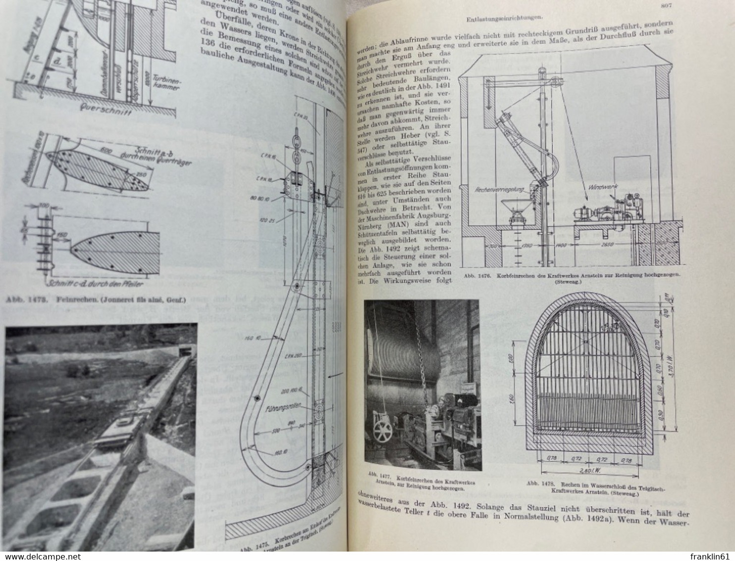 Handbuch des Wasserbaues in zwei Bänden. KOMPLETT.