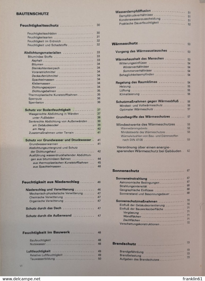 Hochbau Konstruktion. Die Bauteile Und Das Baugefüge. Grundlagen Des Heutigen Bauens. - Architecture