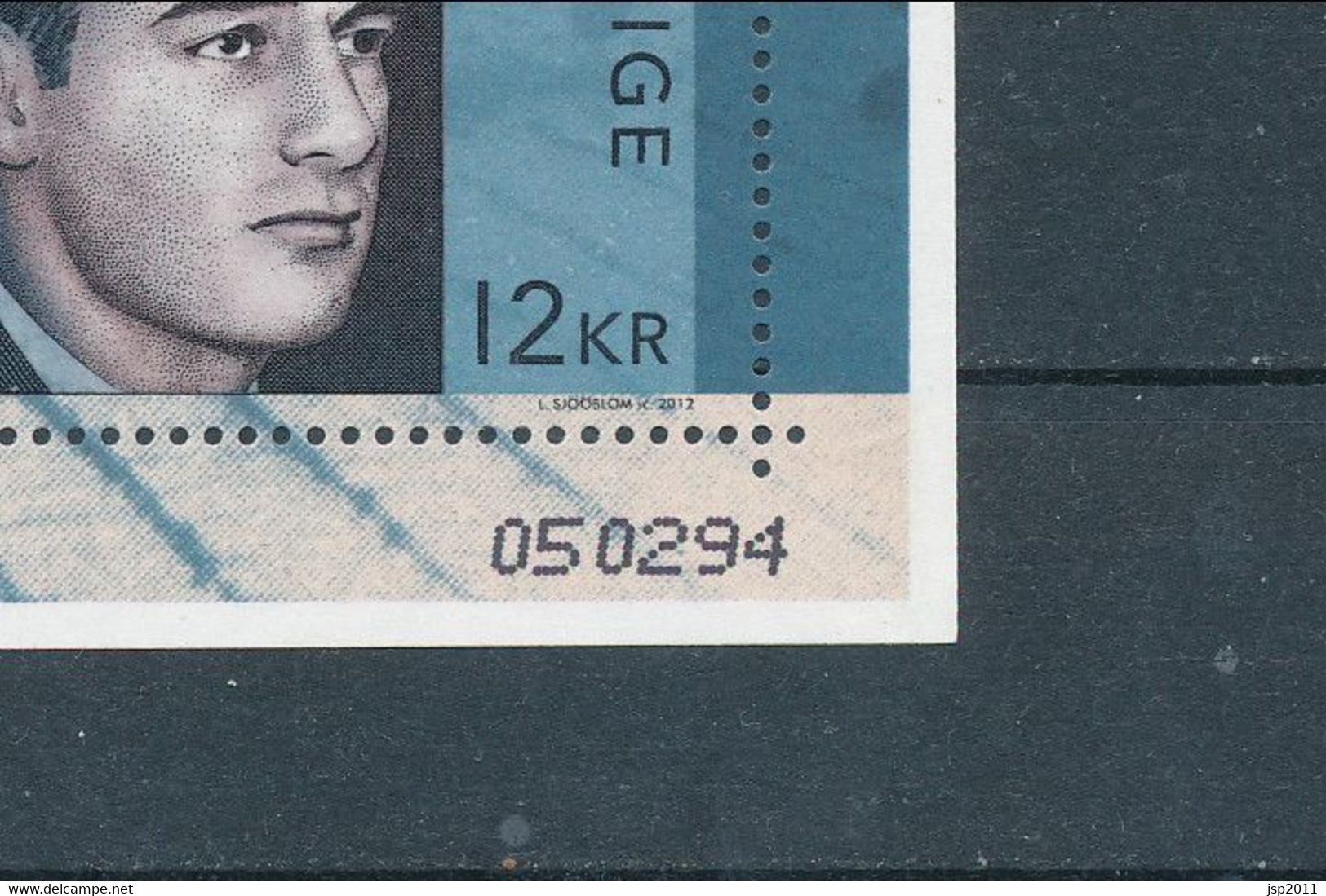 Sweden 2012. Facit # 2901, BL34. Raoul Wallenberg. MNH (**) With Control Number - Unused Stamps