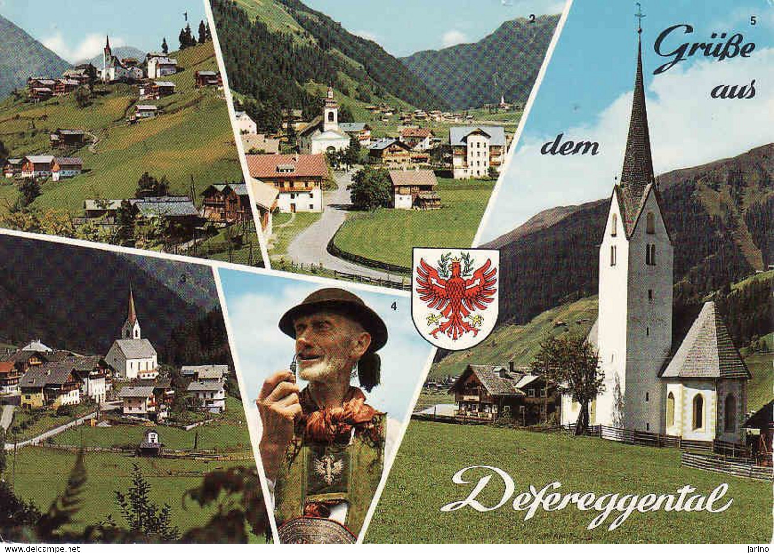Austria,  Tirol, Defereggental, St. Veit, St. Jakob, Hopfgarten, St. Leonhard, Bezirk Lienz, Used 1977 - Defereggental