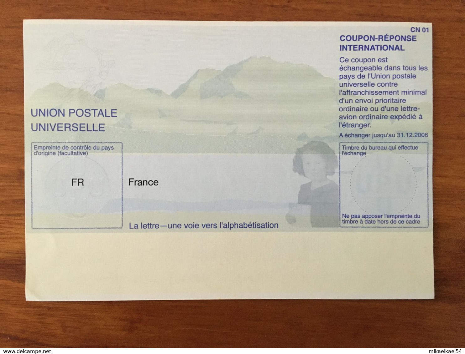 FRANCE Coupon-réponse International Formule "PEKIN" Pe31 FR 20020920 CN - Neuf ** - Coupons-réponse