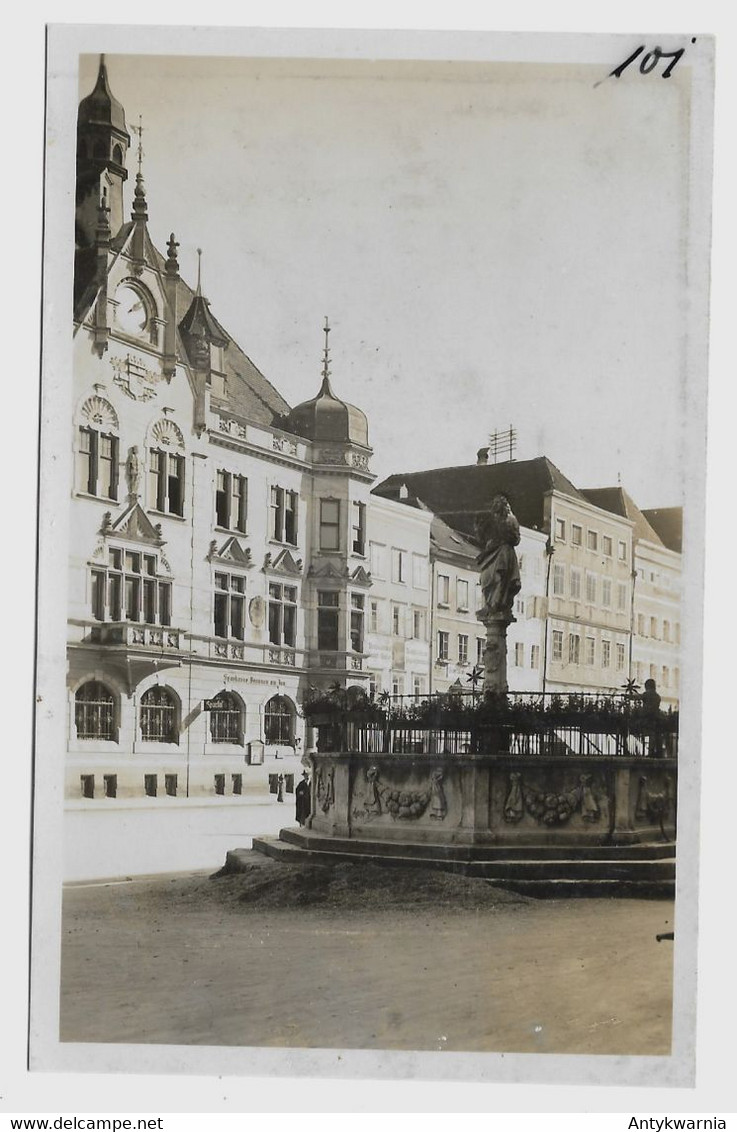 Braunau Am Inn Sparkasse Ca.1930y.  Original Foto E576 - Braunau