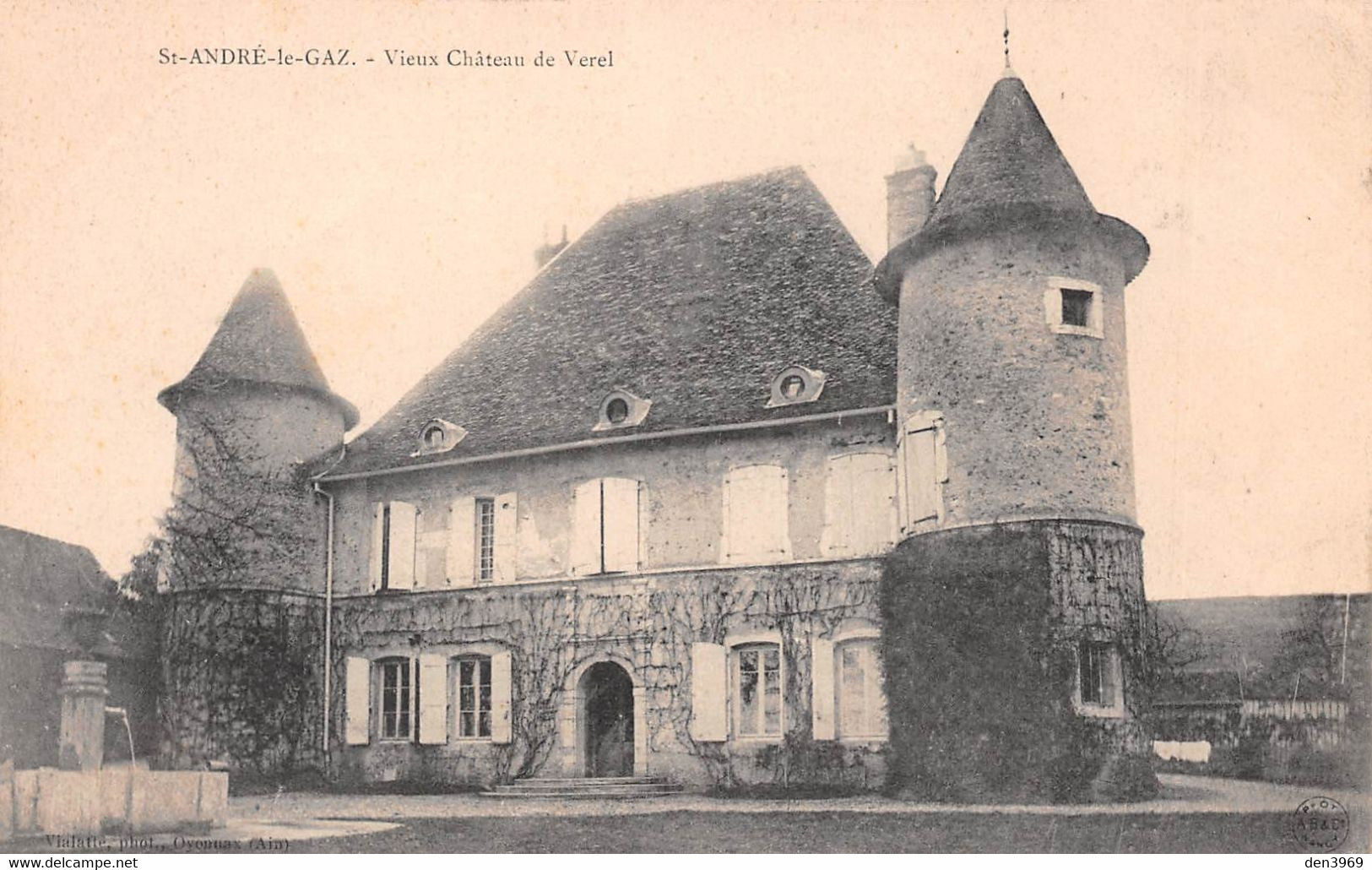 SAINT-ANDRE-le-GAZ (Isère) - Vieux Château De Verel - Saint-André-le-Gaz