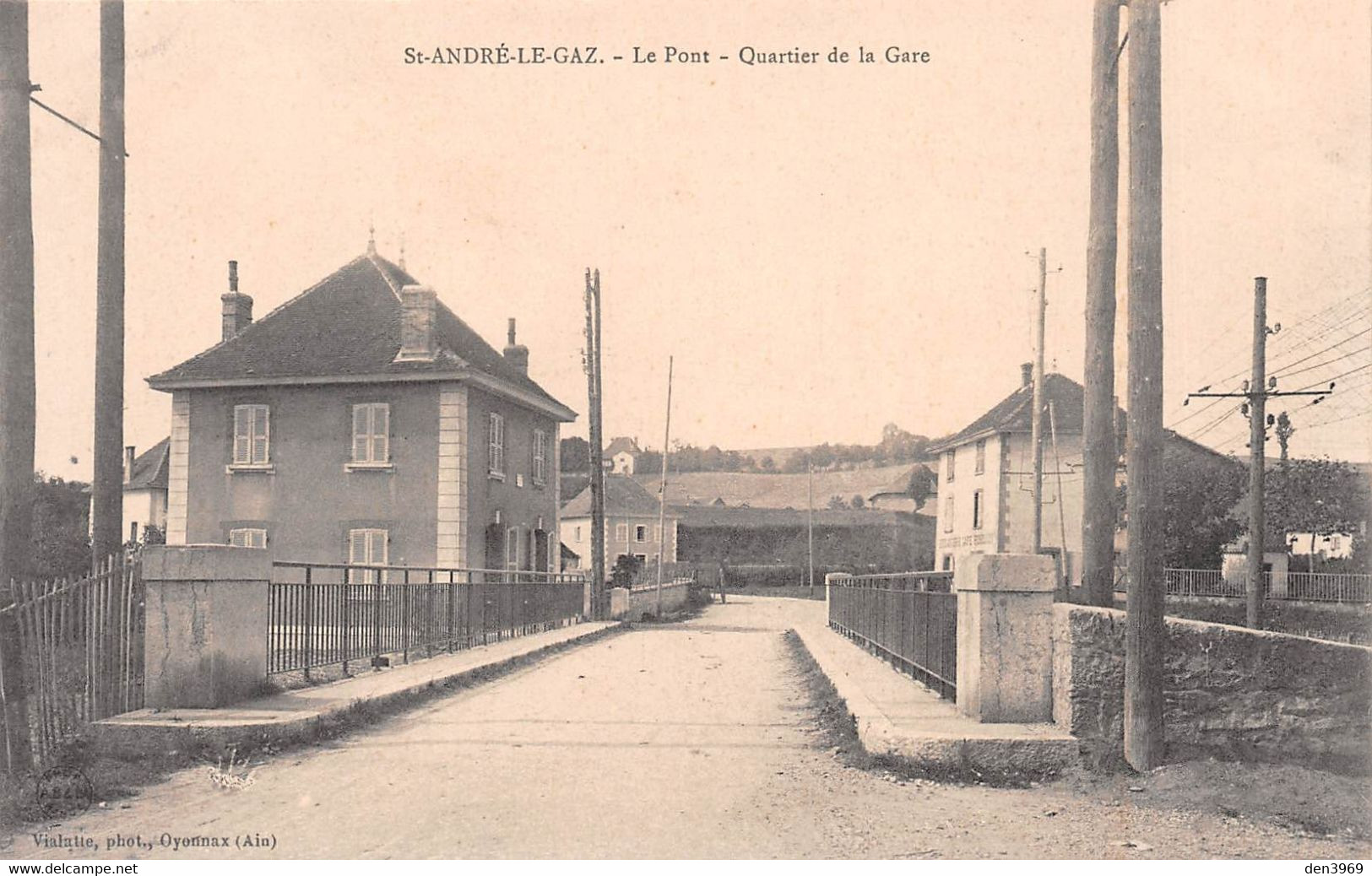 SAINT-ANDRE-le-GAZ (Isère) - Le Pont - Quartier De La Gare - Saint-André-le-Gaz