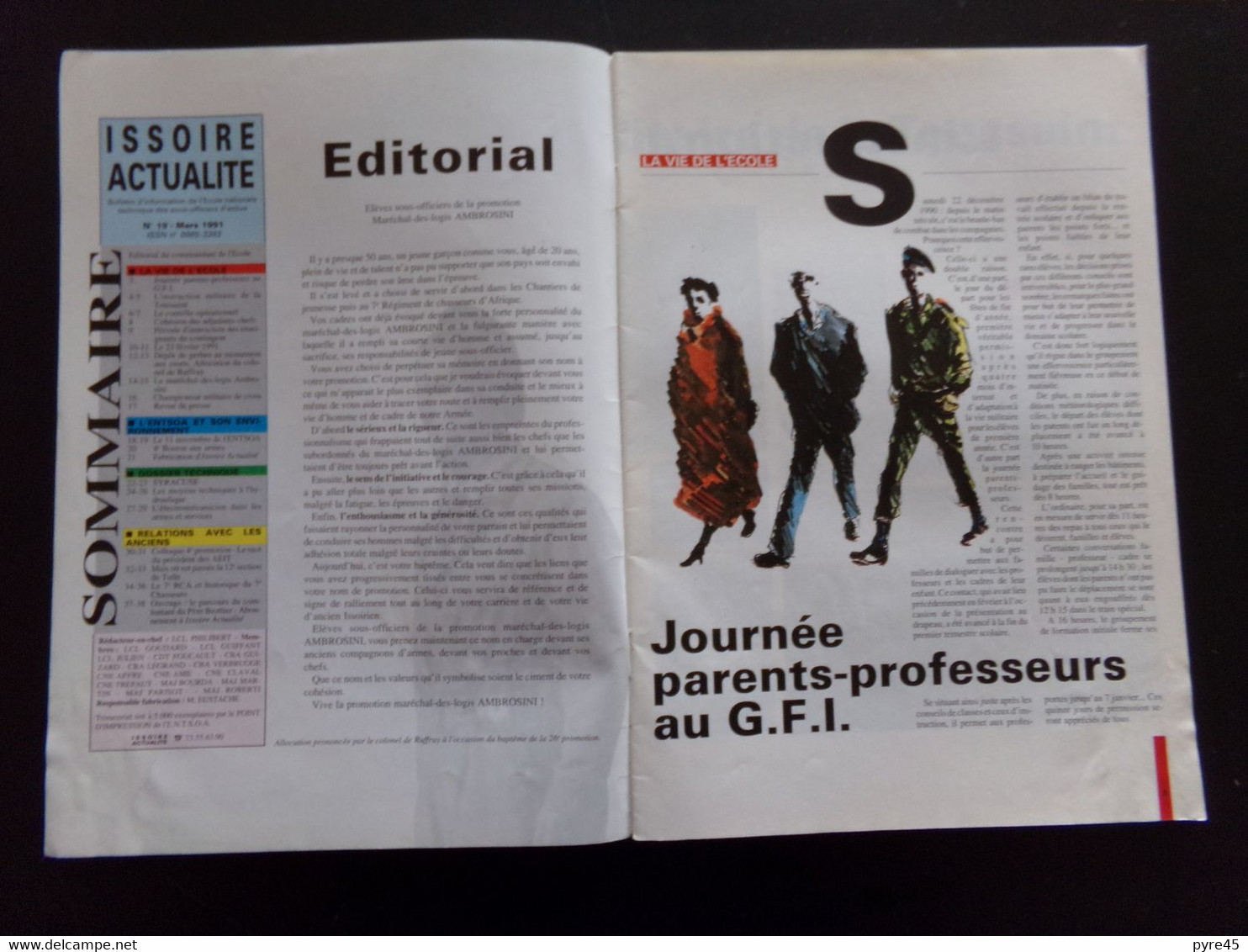 Issoire Actualité, N° 19, 1991, Ecole Nationale Technique Des Sous-officiers D'active, 38 Pages - Francia