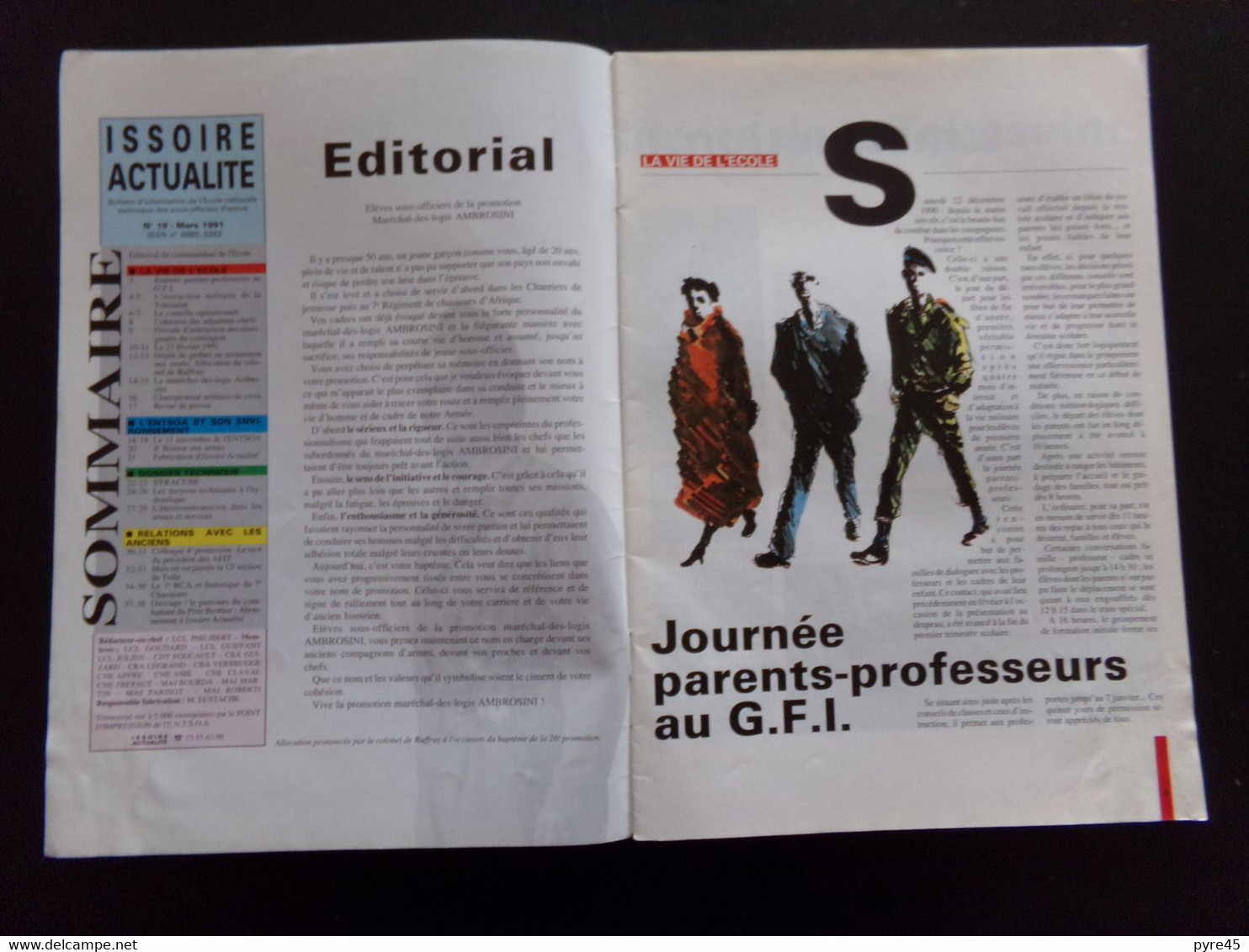 Issoire Actualité, N° 19, 1991, Ecole Nationale Technique Des Sous-officiers D'active, 38 Pages - France