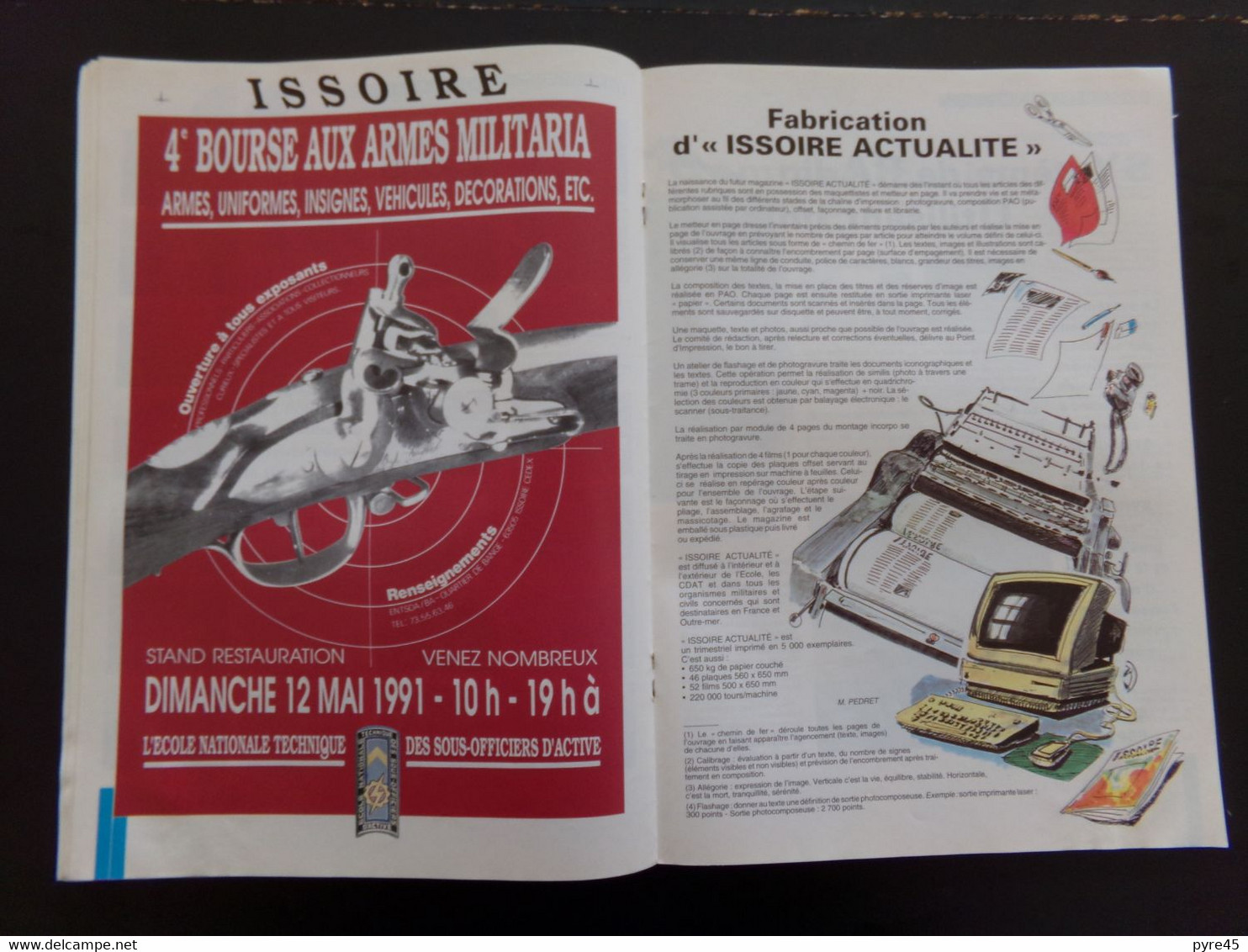 Issoire Actualité, N° 19, 1991, Ecole Nationale Technique Des Sous-officiers D'active, 38 Pages - France