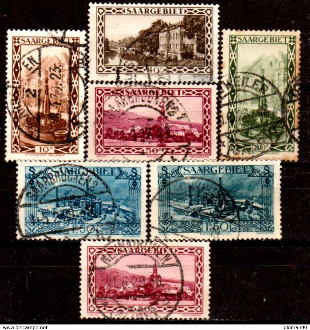 Sarre-110- Original Values Issued In 1926.(o) Used - Quality In Your Opinion. - Other & Unclassified