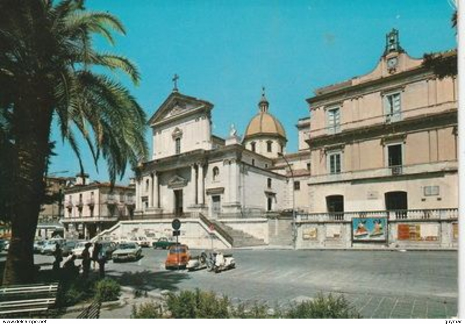 LAMEZIA TERME - CATTEDRALE E MUNICIPIO - AUTO CAR - VESPA - 2298 - Lamezia Terme