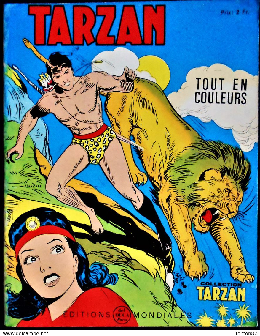 TARZAN - N° 16-  Éditions Mondiales - Del DUCA - ( 19656 ) . - Tarzan