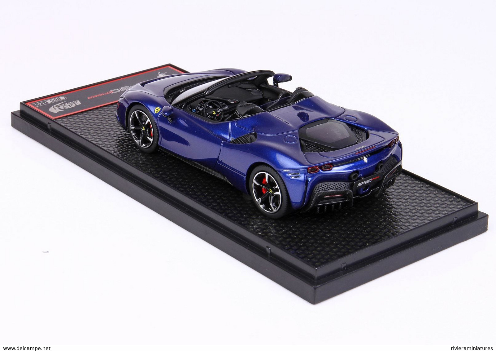 BBR - FERRARI SF 90 Spider - Blu Elettrico Mét. - BBRC244B - 1/43 - BBR