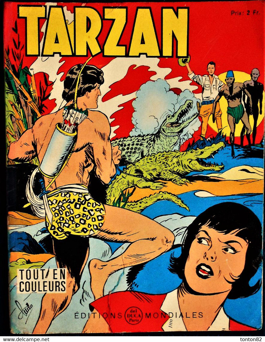 TARZAN - N° 15-  Éditions Mondiales - Del DUCA - ( 1965 ) . - Tarzan