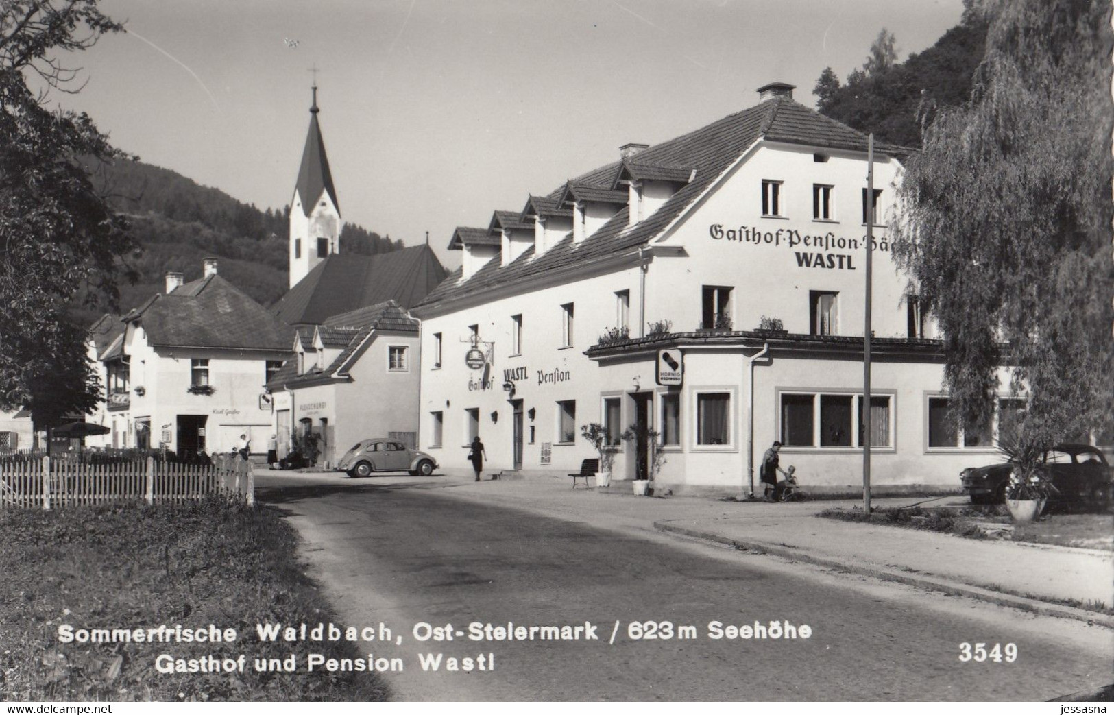 AK - Ost-Steiermark - Waldbach Ortsansicht Mit Gasthof Wastl - 1960 - Fürstenfeld