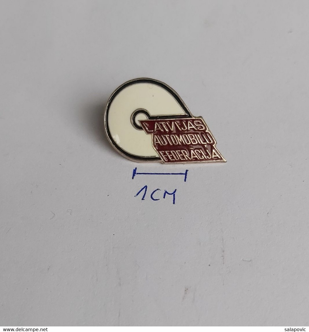 Latvijas Automobiļu Federācija Latvia Automobile Federation Association Car Racing PINS A10/9 - Automobile - F1