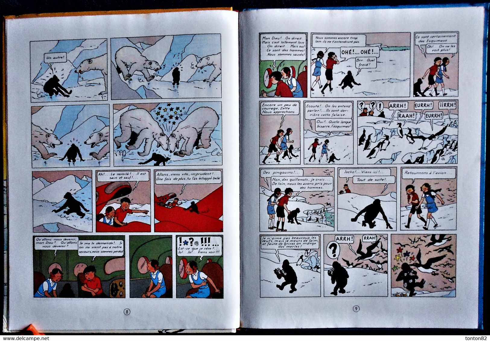 Hergé - " Destination New-York " - Les Aventures De Jo, Zette Et Jocko - Casterman . - Jo, Zette & Jocko